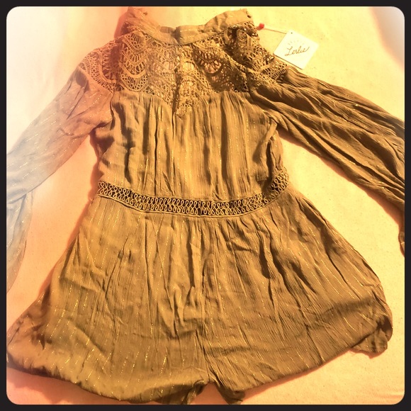 Boutique Olive Green Romper - Picture 1 of 1